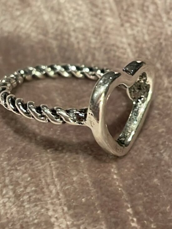 6 for $10 Open Heart Ring 4.25 - Picture 2 of 3